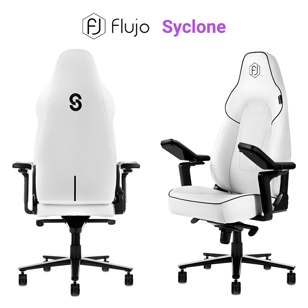 Flujo Syclone Gaming Chair 6D Armrest Bucket Seat Silicone