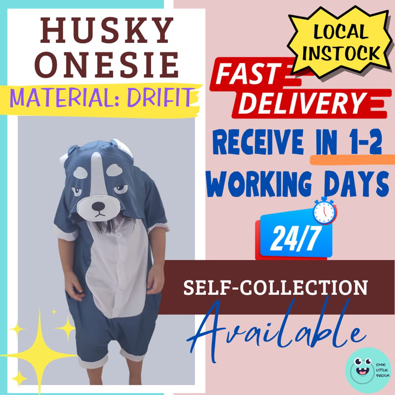 Ready Stocks Dri fit Husky Dog Pets Animals Cool Thin Short