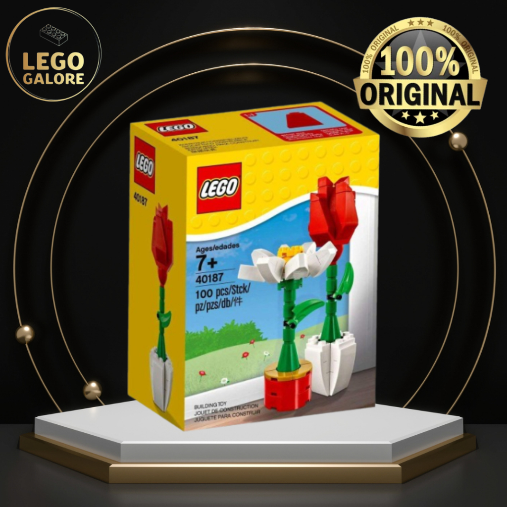 Lego flower display discount 40187