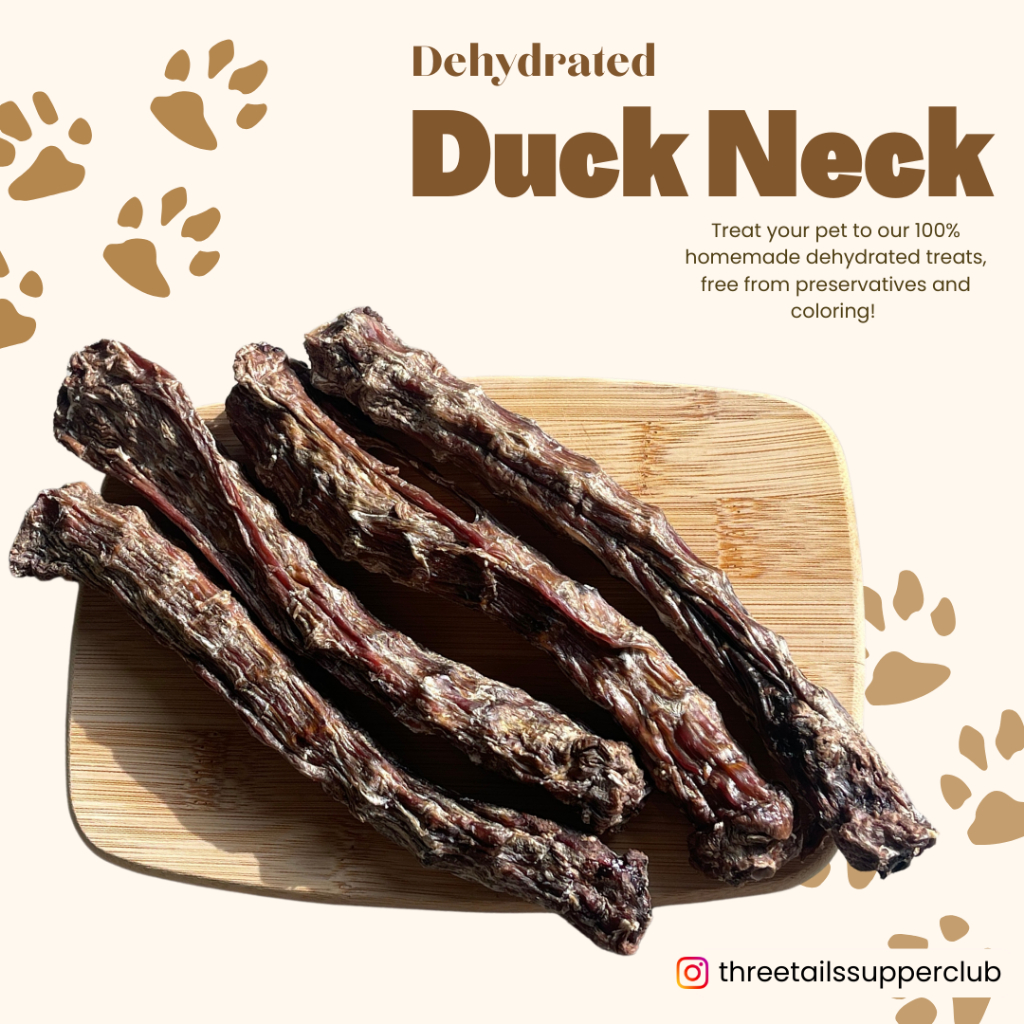 Dehydrated duck necks for 2024 dogs