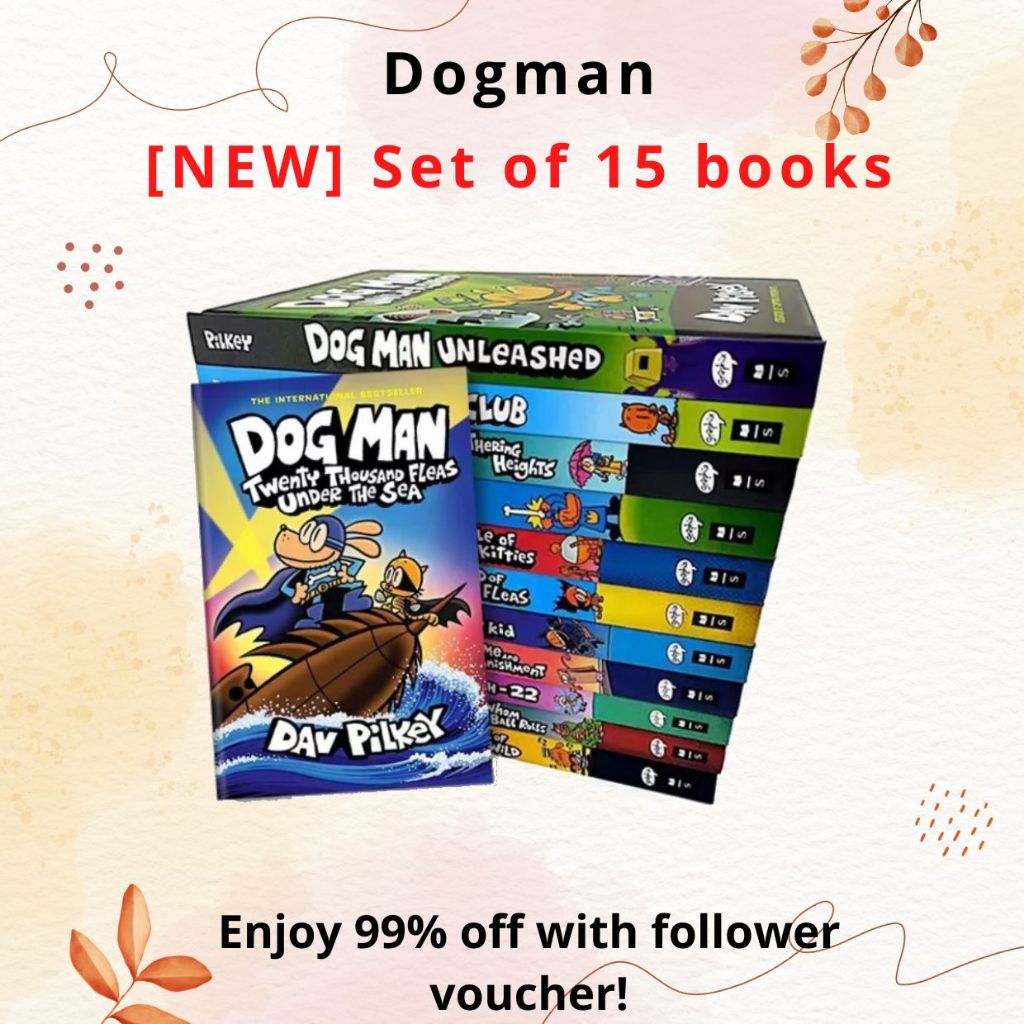 SG CHEAPEST] Dogman Dog Man / Cat Kid Collection (15 Books