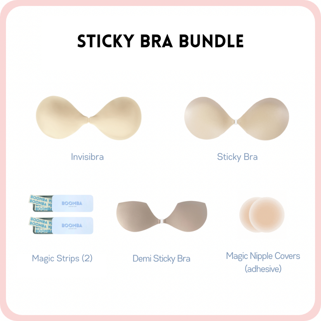 BOOMBA Official Store] Sticky Bra Bundle