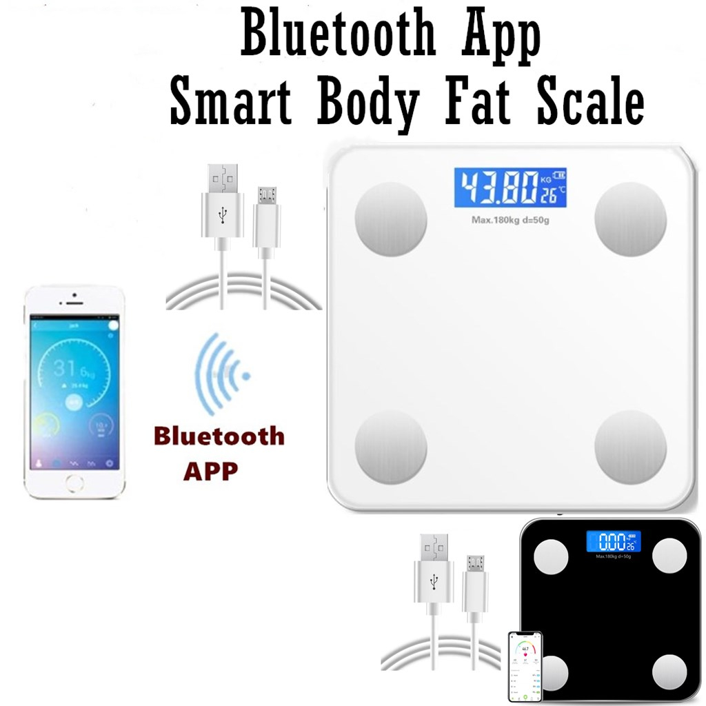 SDARISB Bluetooth scales floor Body Weight Bathroom Scale Smart
