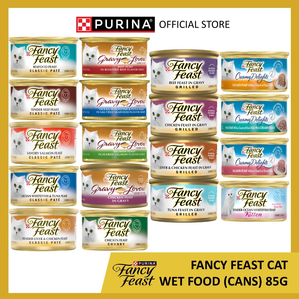 Fancy feast hotsell cat food cans