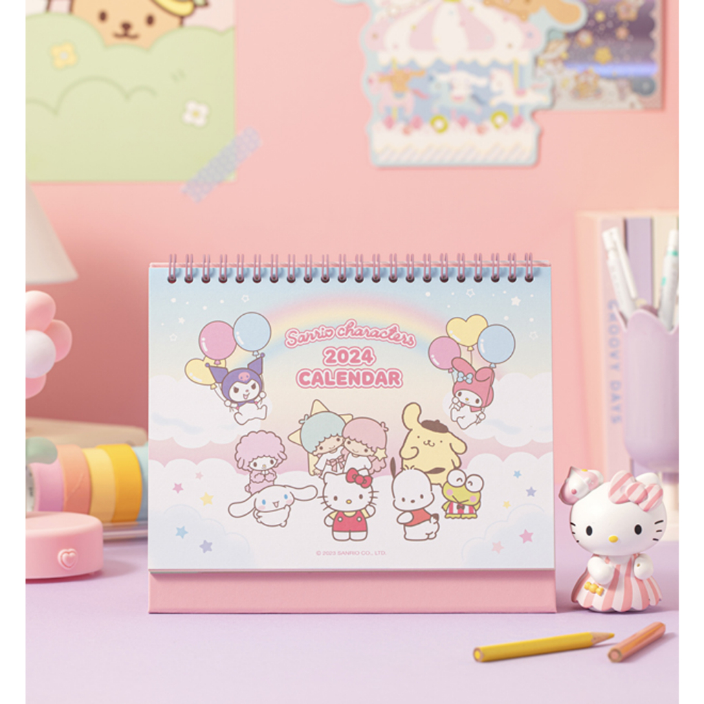 2024 Sanrio Hello Kitty Ring Desk Calendar
