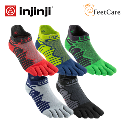 Injinji Run No Show LightWeight Toe Socks