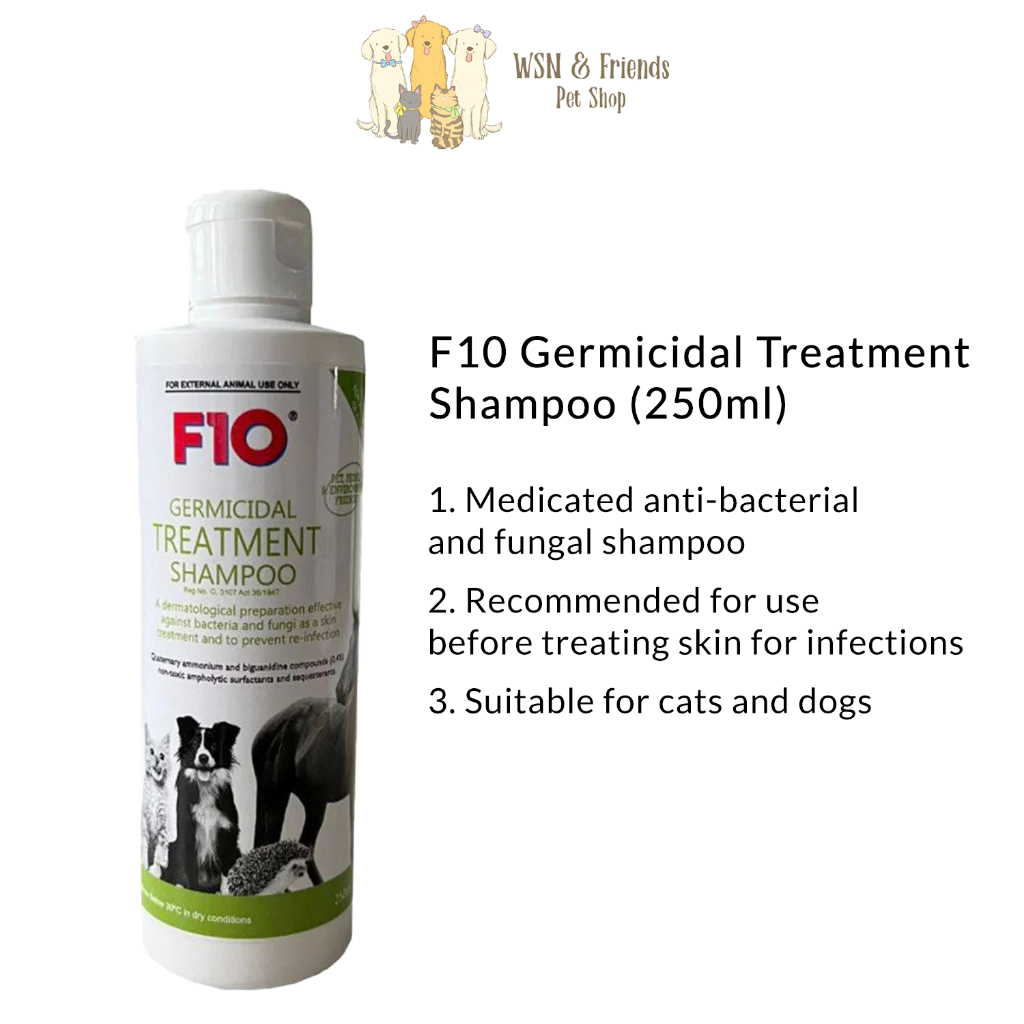 F10 best sale dog shampoo