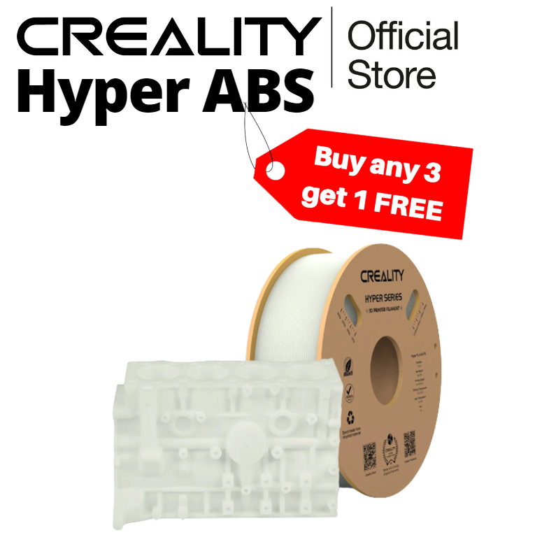 Hyper Series ABS 3D Printing Filament 1kg - Creality Store