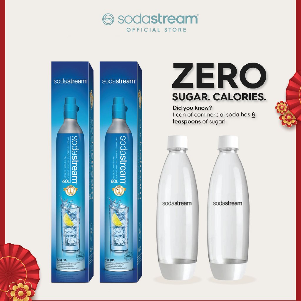 Buy Spare Quick Connect CO2 Gas Cylinder 60L - SodaStream® SG Official  Online Store – SodaStream SG