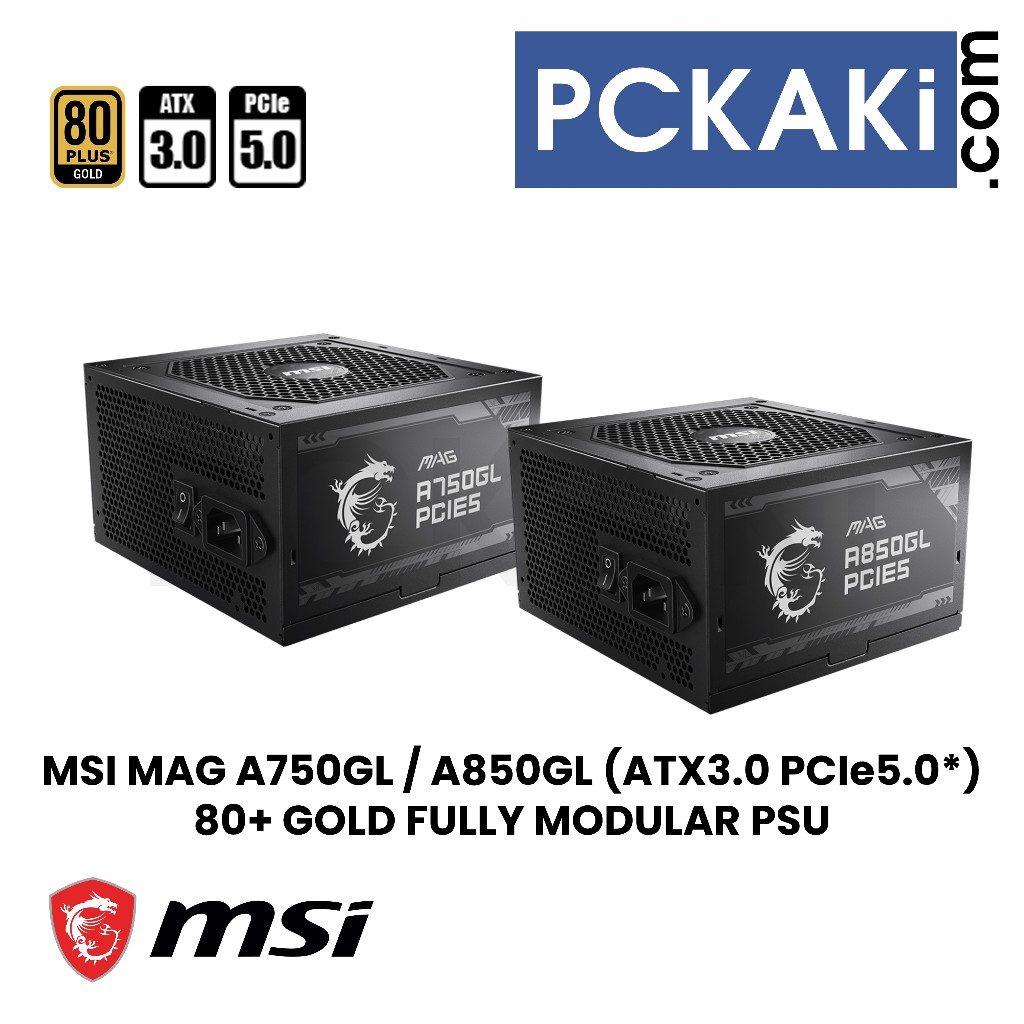 MAG A750GL PCIE5 750W Power Supply (maga750glpcie5)
