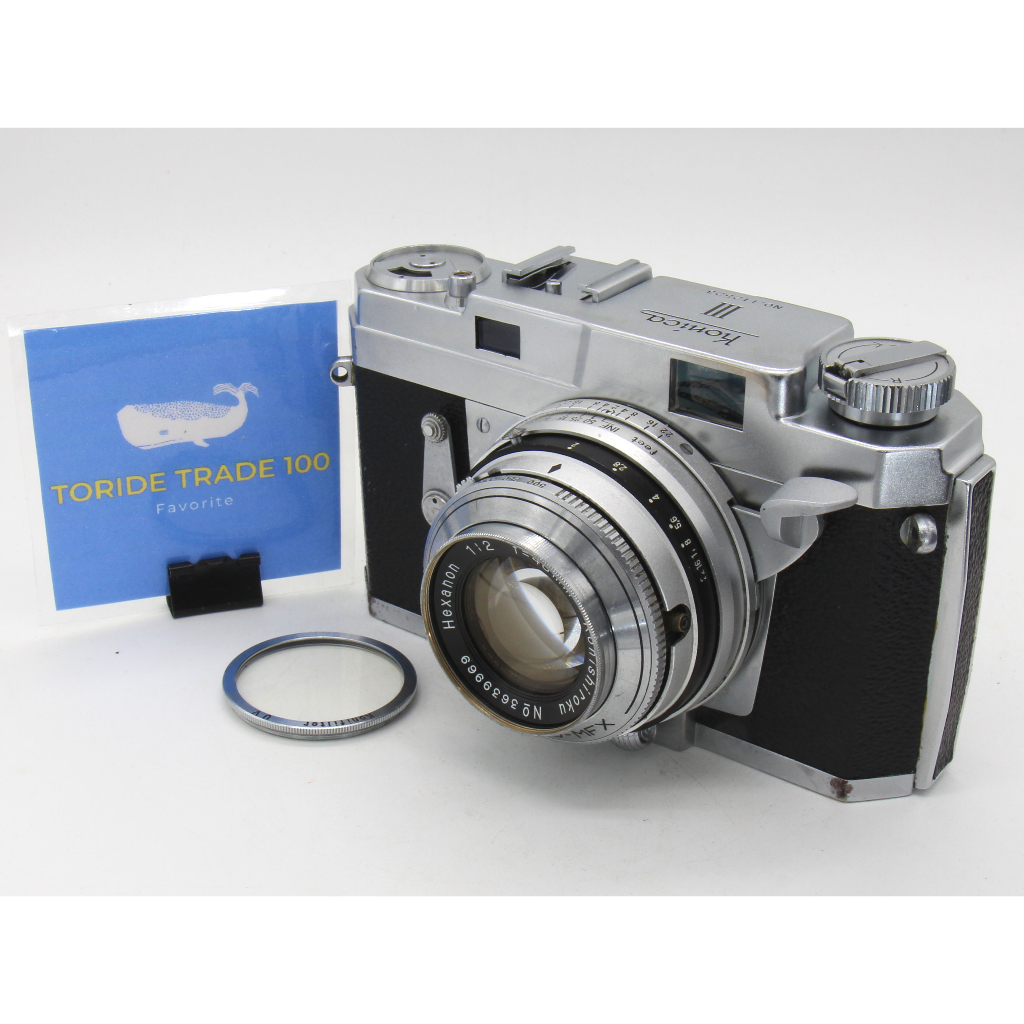 Konica 3 35mm Film Rangefinder Camera with Konishiroku Hexanon 48mm F/2 lens