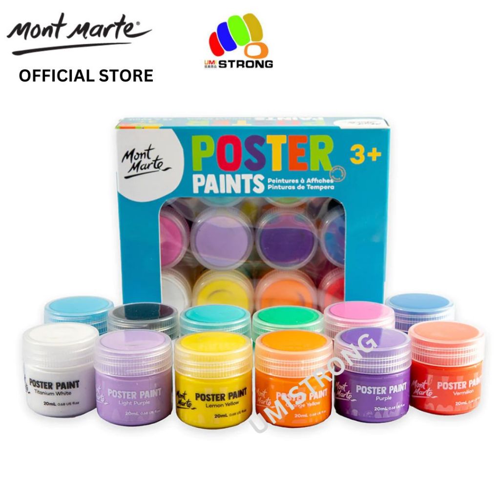 Mont Marte Fabric Paint Set 24pc x 20ml