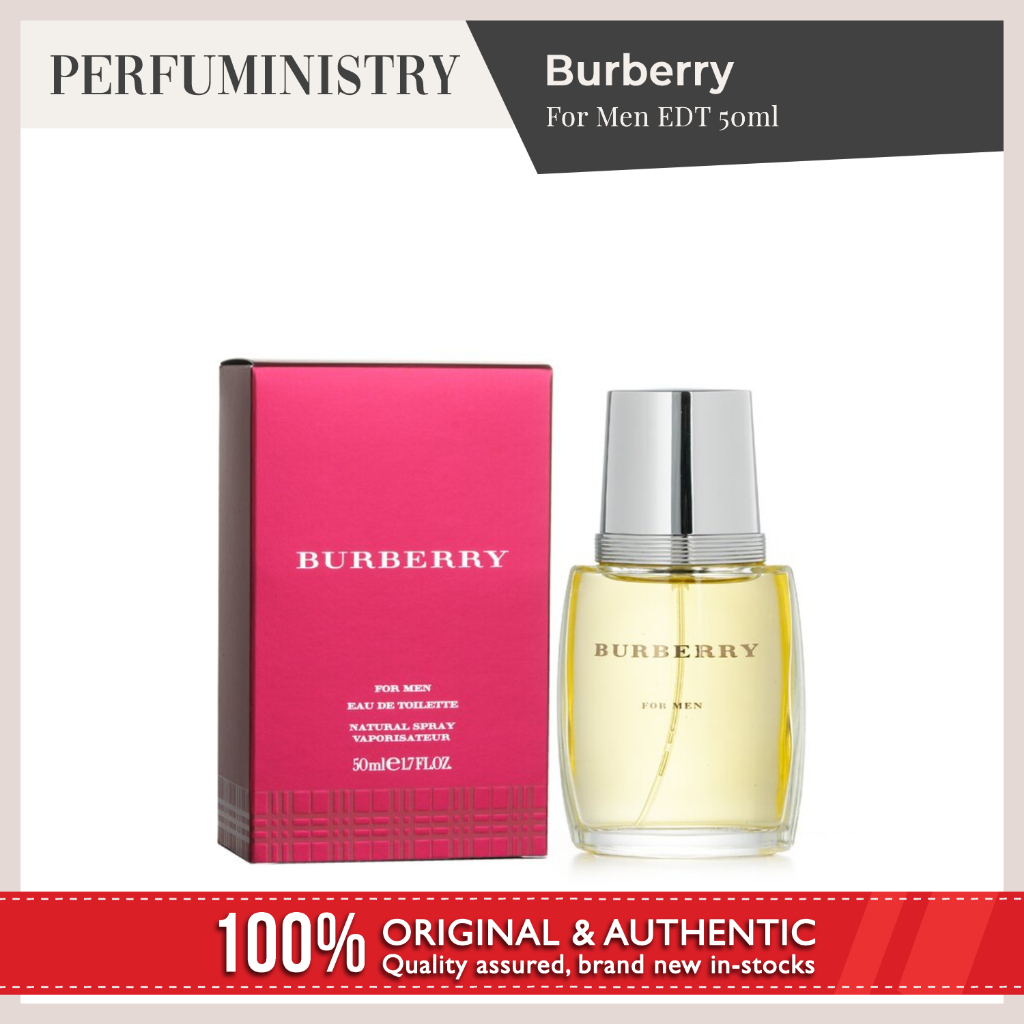 perfuministry BURBERRY FOR MEN EDT 50ML TESTER PERFUME FRAGRANCE