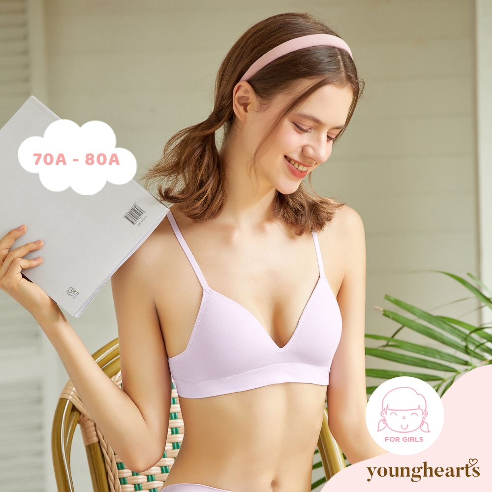 Young Hearts Junior Music Magic Seamless Molded Triangle Wireless Bra  Y02-20210