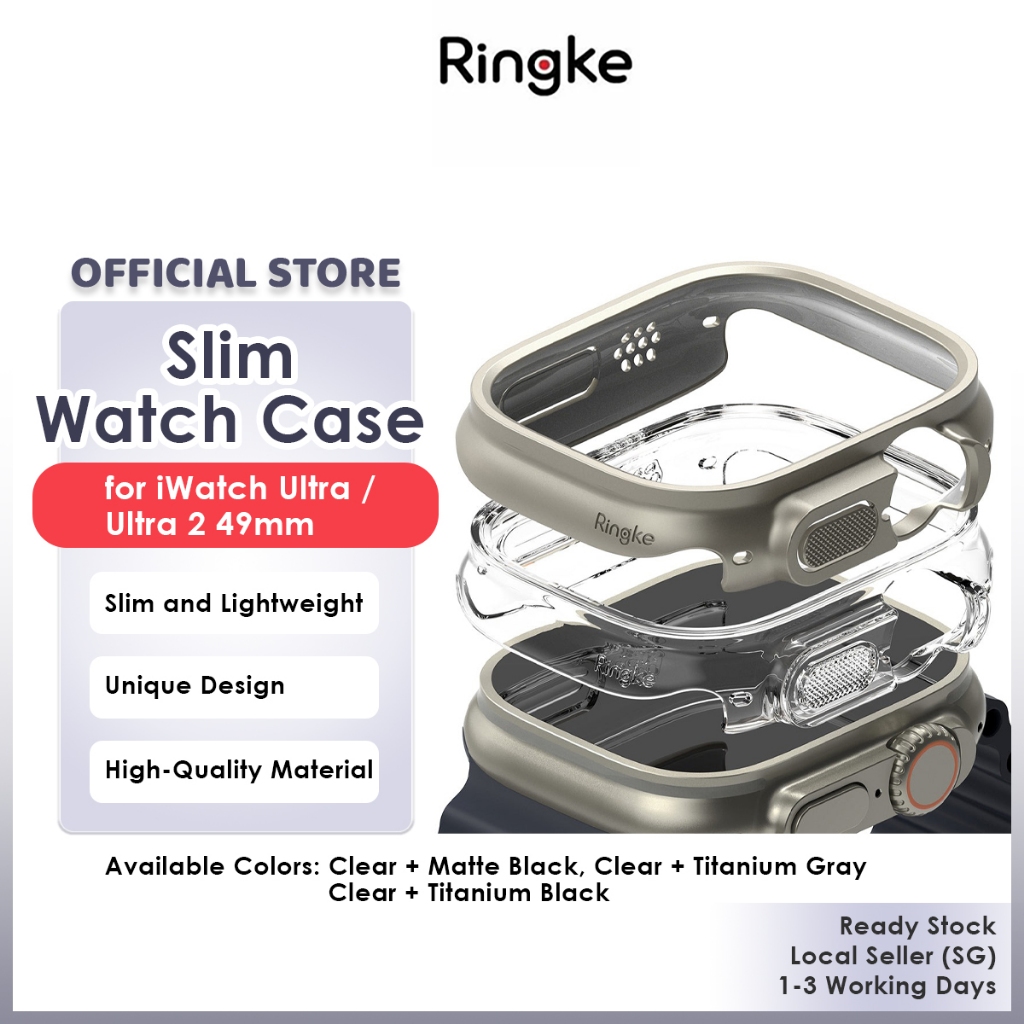 Ringke Fusion-X Guard [Watch Band + Case] Compatible with Apple Watch Ultra  2 / 1 Band with Case (49mm), Shockproof Rugged Stainless Steel Wire Guard