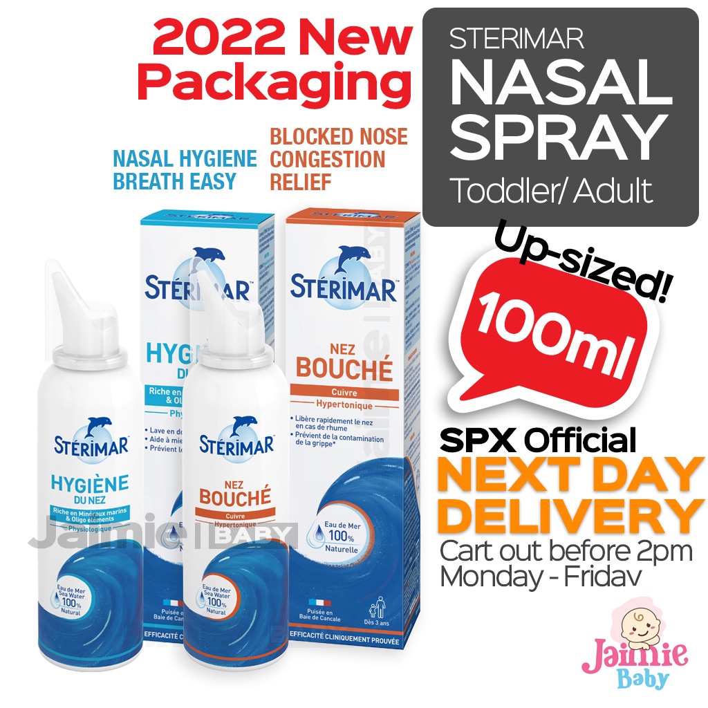 Sterimar - Nasal Spray - Congestion Relief - 100% Natural Sea