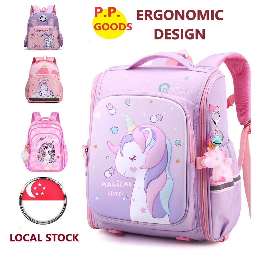 Beautiful Girls Unicorn School Bag Backpack Shopee Singapore