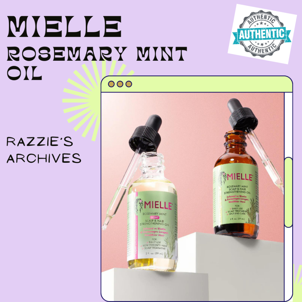 Rosemary Mint Light Scalp & Hair Strengthening Oil- MIELLE