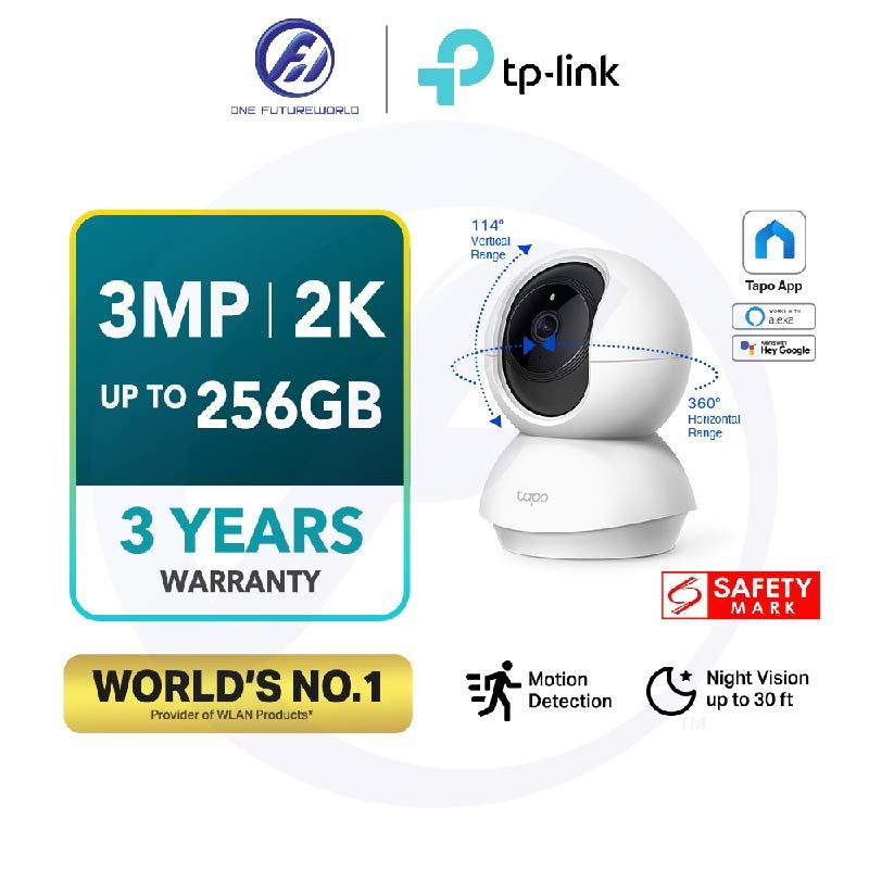 TP-Link Tapo C210 Wireless Indoor 360° Security Camera 3MP Full HD