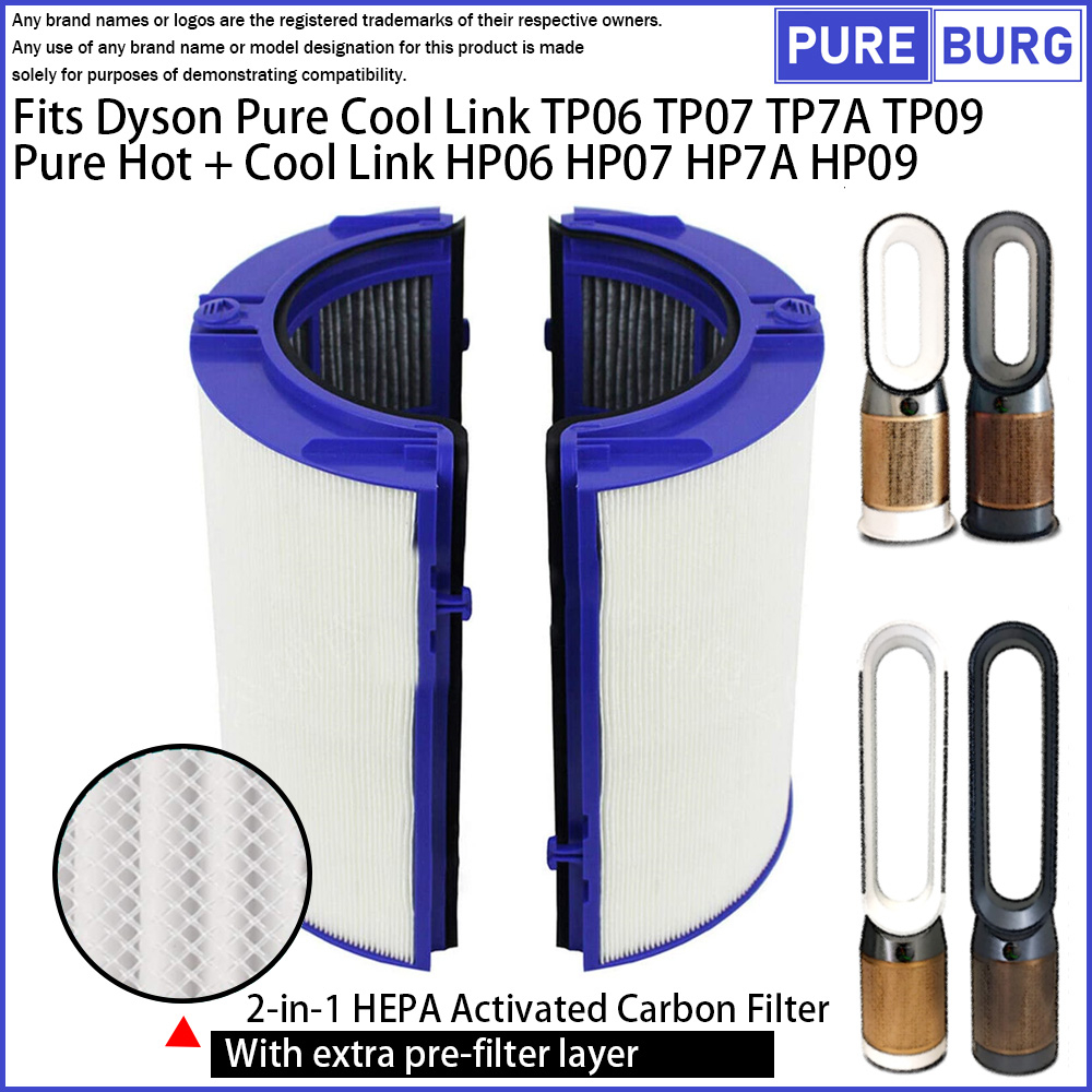 PUREBURG HEPA Filters Compatible with LEVOIT LV-H128 Air Purifier