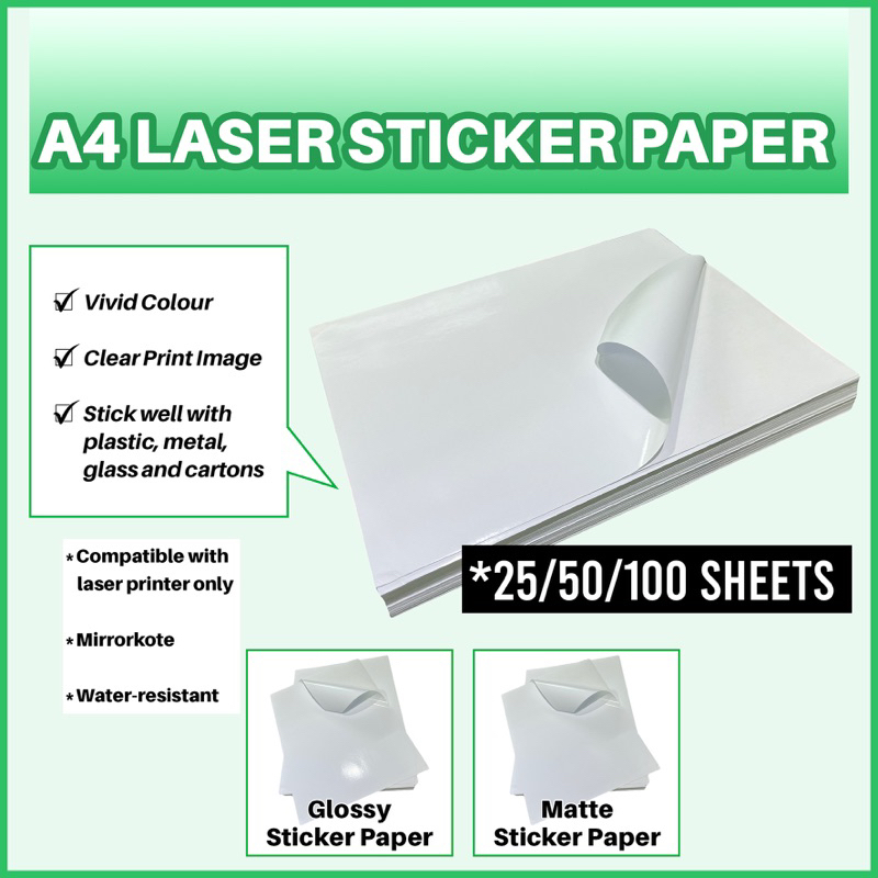 Sticker Paper Laser Printer