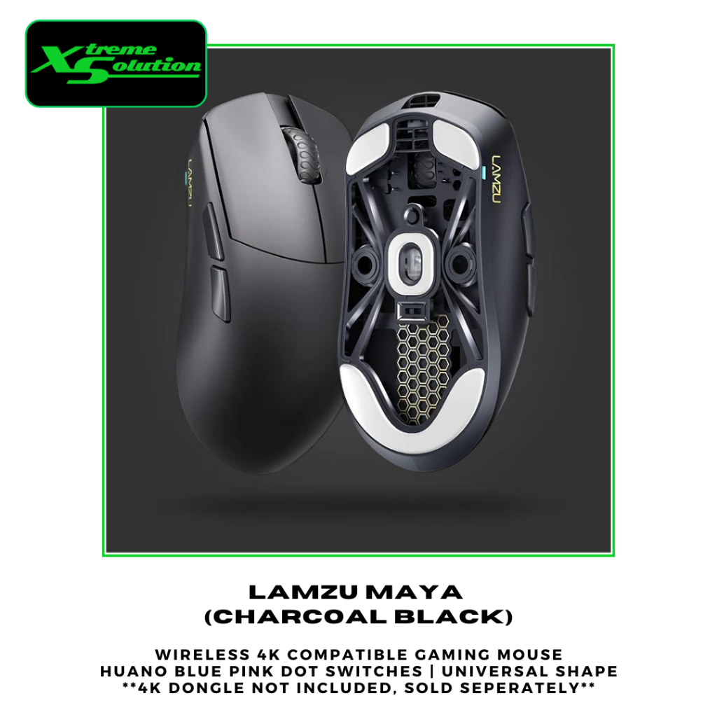 Lamzu Maya - 45G Ultra Lightweight Wireless Gaming Mouse | Shopee