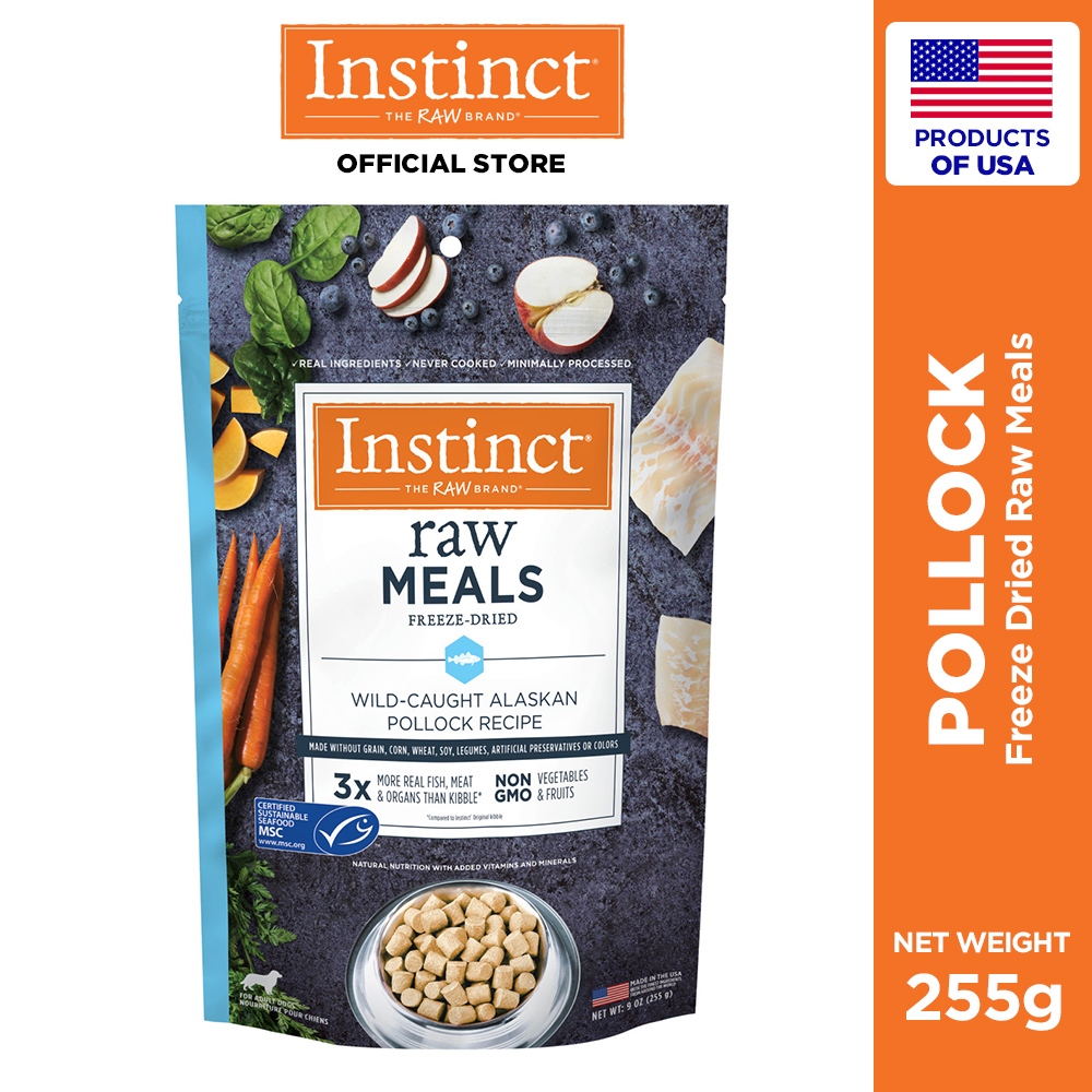 Instinct freeze hotsell dried dog food