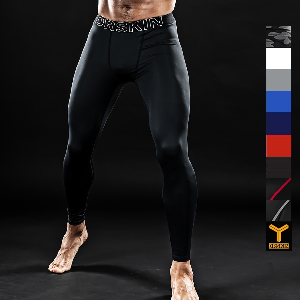 DRSKIN Mens Compression Pants Under baselayer Gym Sports Workout