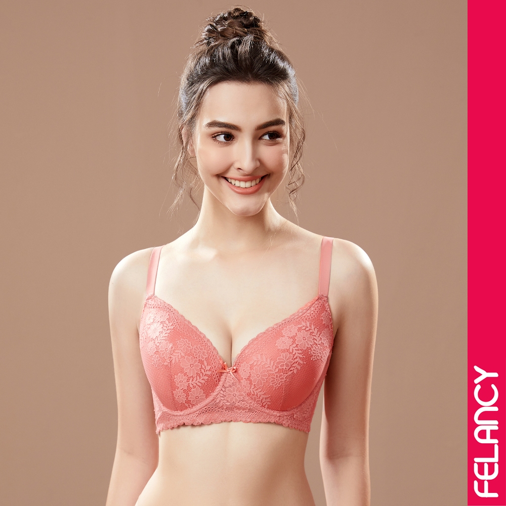 Qoo10 - Felancy Basic Elegane Non Wired Bra with Lace 071-01041 : Lingerie  & Sleepwear