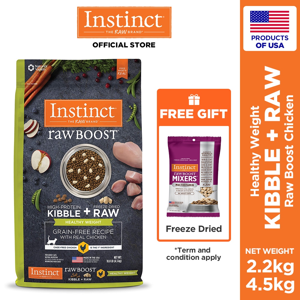 Nature's variety instinct shop raw boost healthy weight