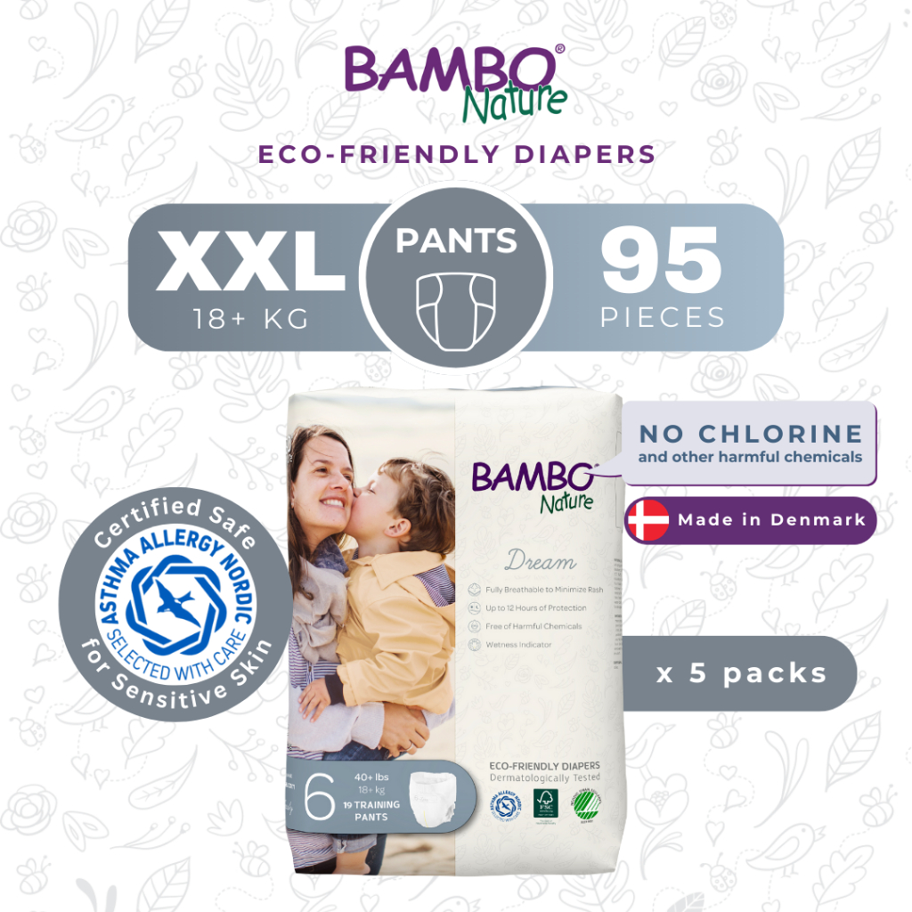 Bambo Nature Eco-Friendly Training Pants Size 5 – Essence of Life Organics