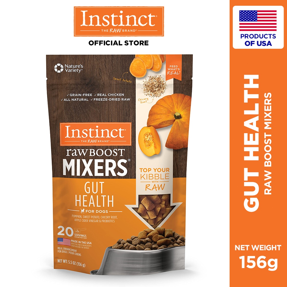 Instinct Raw Boost Freeze Dried Gut Health Dog Food Topper 156g