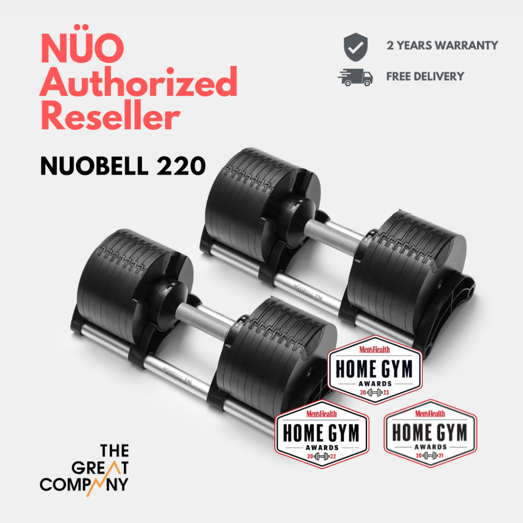 SG N O 220 20kg Adjustable Dumbbells 2KG Increment Nuobell Nuo