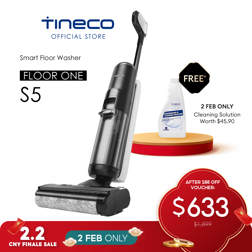  Tineco Floor Cleaning Solution for iFLOOR, iFLOOR 3, FLOOR ONE  S3, FLOOR ONE S5, FLOOR ONE S5 COMBO Wet Dry Vacuum (33.8 OZ) : Health &  Household