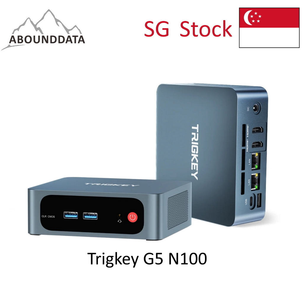 Trigkey G5 N100, Mini PC Windows 11 Pro, 12th Generation Intel