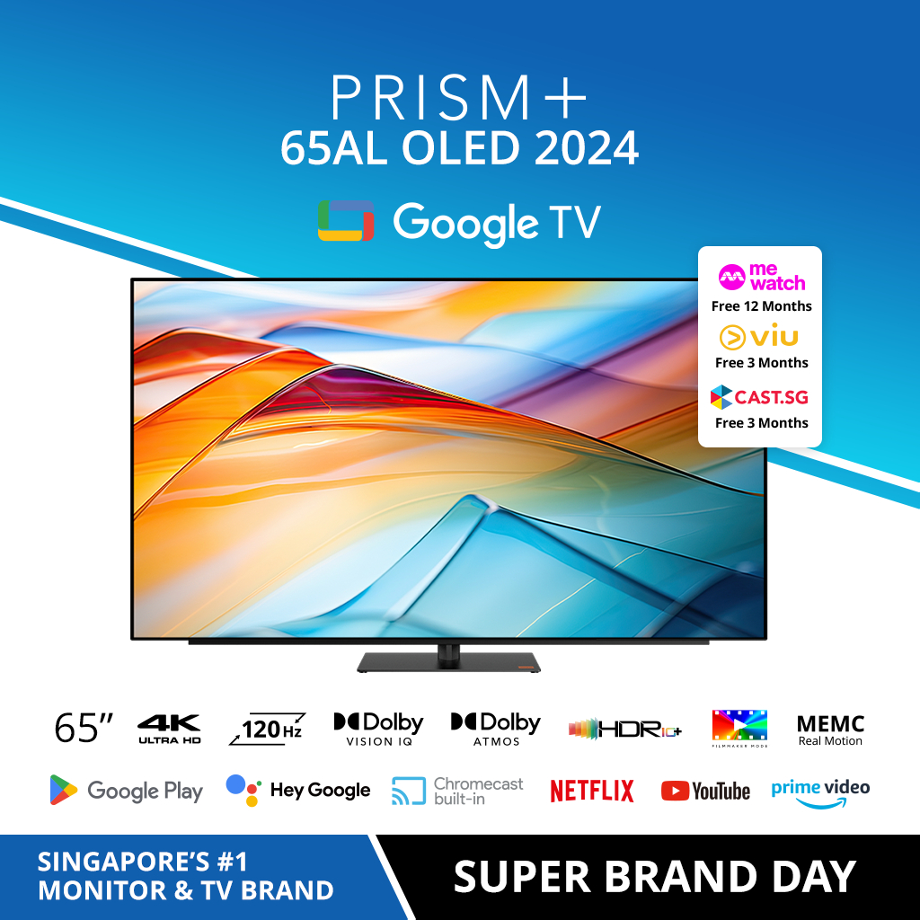 PRISM+ 65AL - 65 inch 4K 65 OLED 120Hz Google TV