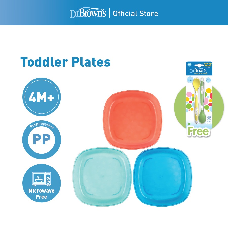 Dr. Brown's™ Designed to Nourish™ Soft-Tip Toddler Feeding Spoons