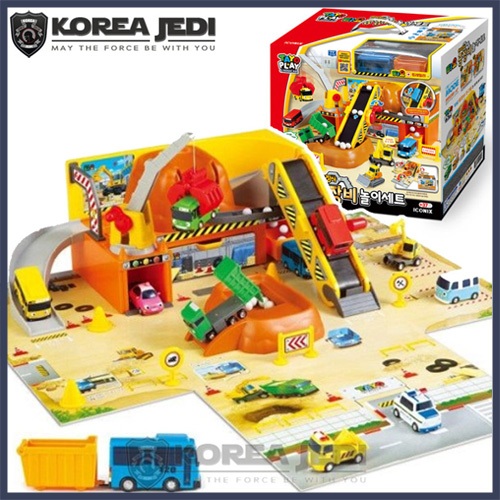 Little Bus Tayo Heavy Equipment Play Set Toy with Mini Car Tayo Bus 1pc for Baby Kids Compatible with Tayo Special Friends Mini Car Set Series Shopee Singapore