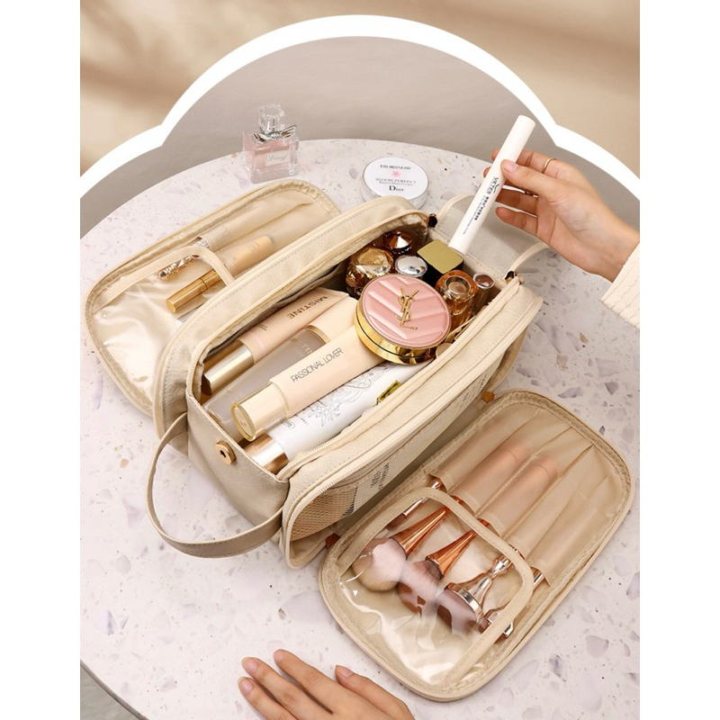 SG INSTOCK Makeup bag Make up Organiser Travel bag Cosmetic Bag Makeup Pouch waterproof makeup bag Shopee Singapore