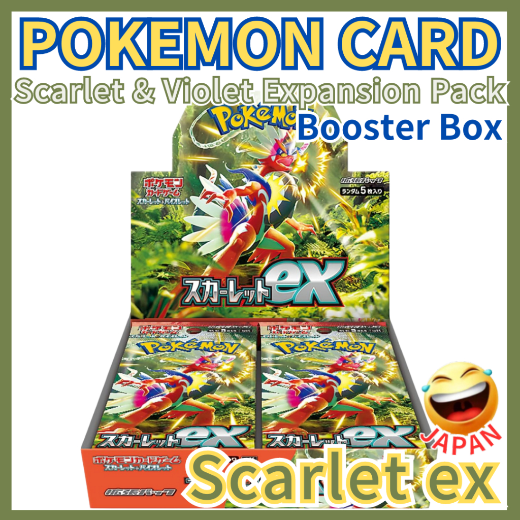 Japanese Pokémon Scarlet shops ex Booster Box sv1S New not Sealed