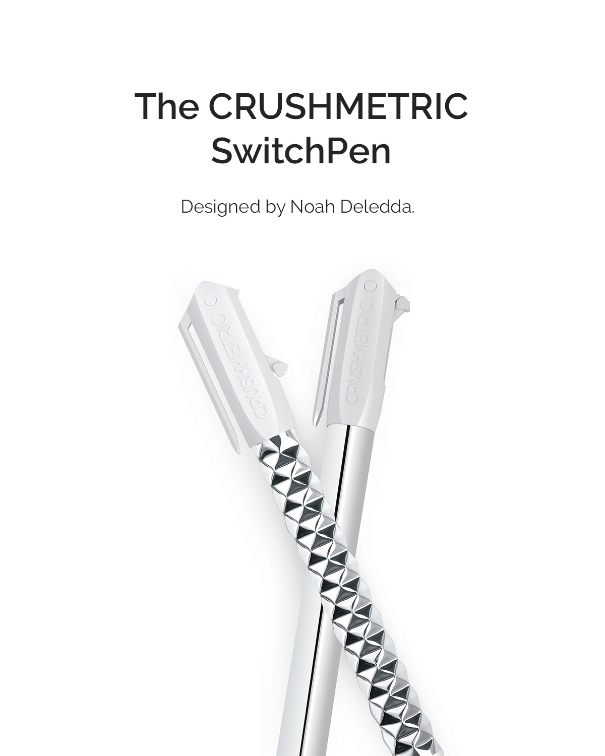 Single Pack] CRUSHMETRIC SwitchPen Silver