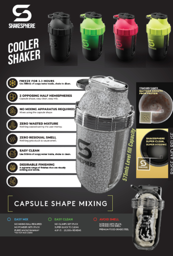 ShakeSphere 1.3L Hydration Jug 1.3L / Matte Black/Black Logo