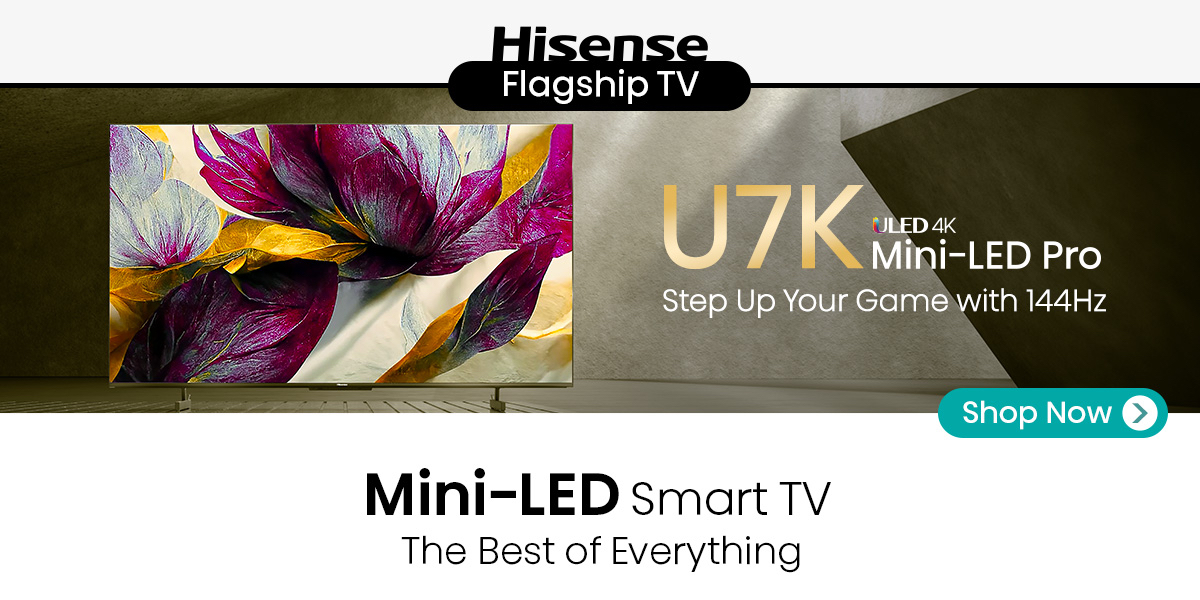 U7K Mini-LED PRO ULED Smart TV - Hisense Singapore