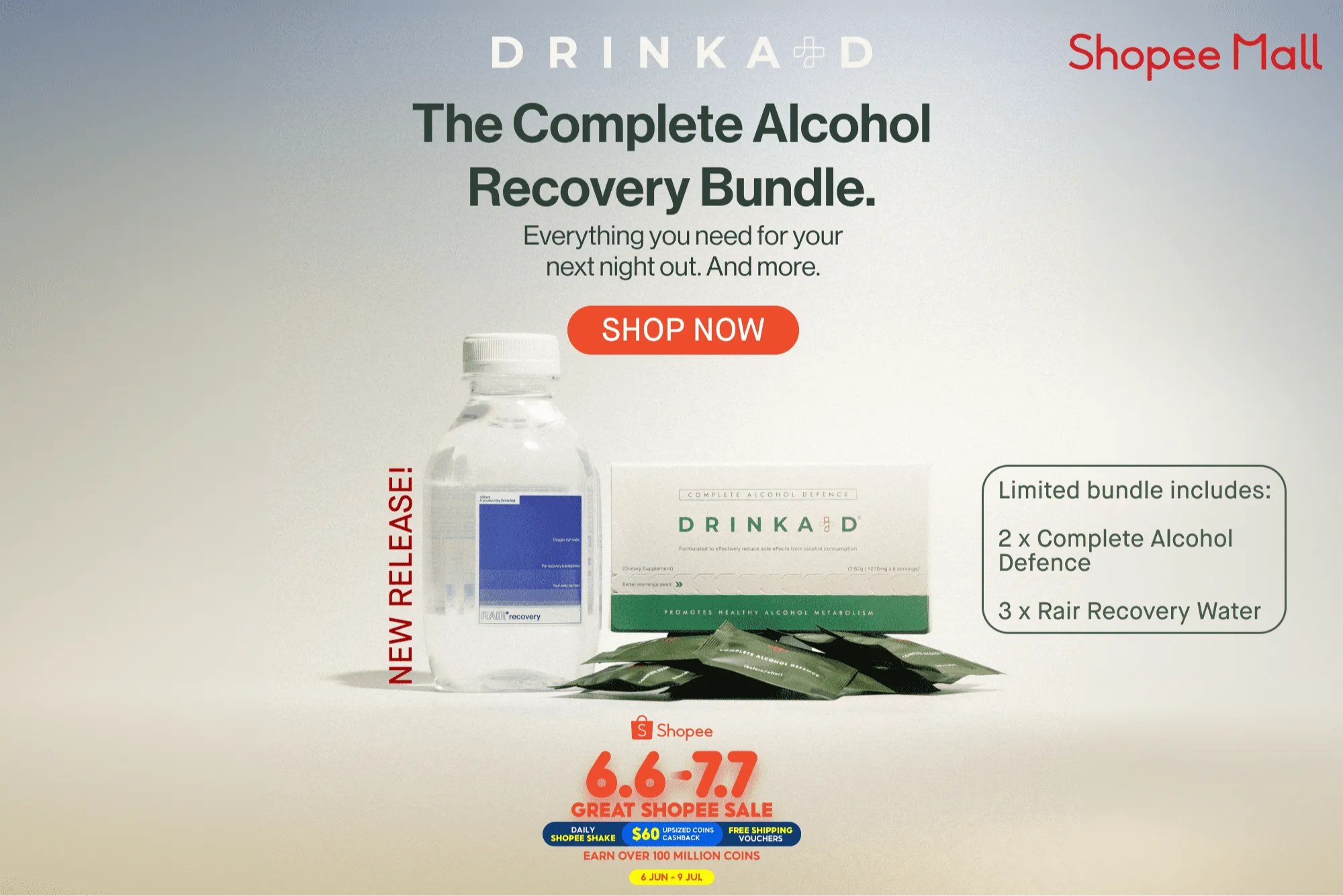 DrinkAid Official Store, Online Shop Sep 2023 Shopee Singapore