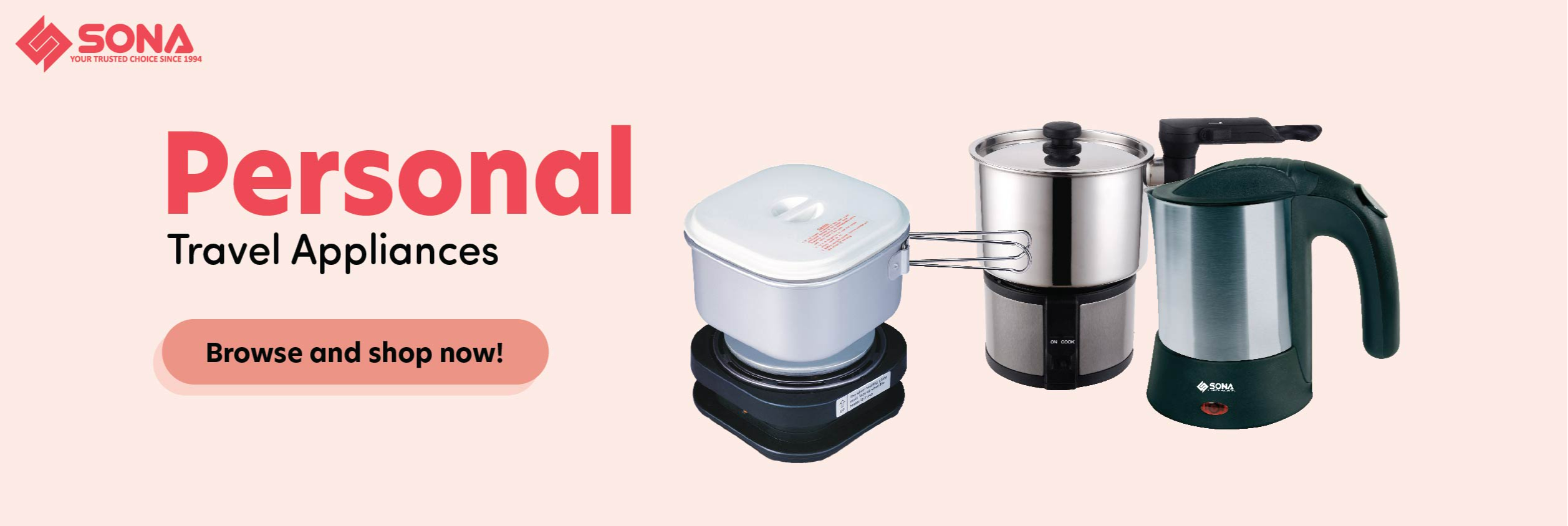 Sona travel hot sale kettle