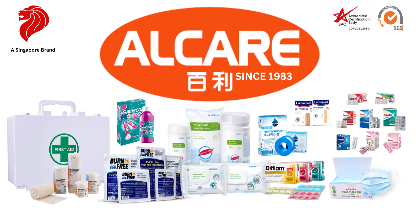 LABTECH Handy Plaster Plastic 20s - Alcare Pharmaceuticals Pte Ltd