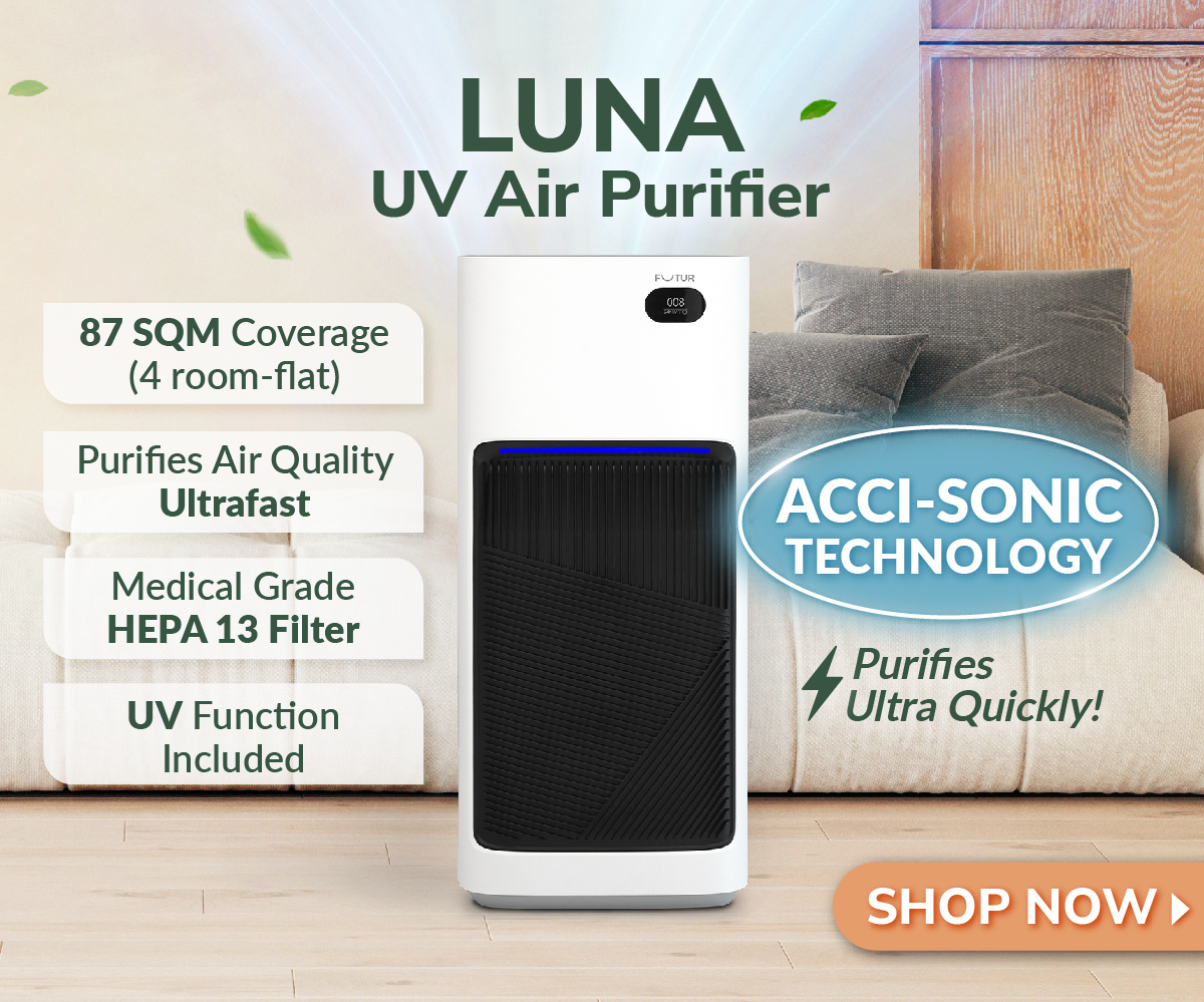 DAWN Plus UV Air Purifier  True HEPA-13 – Futur Living Singapore
