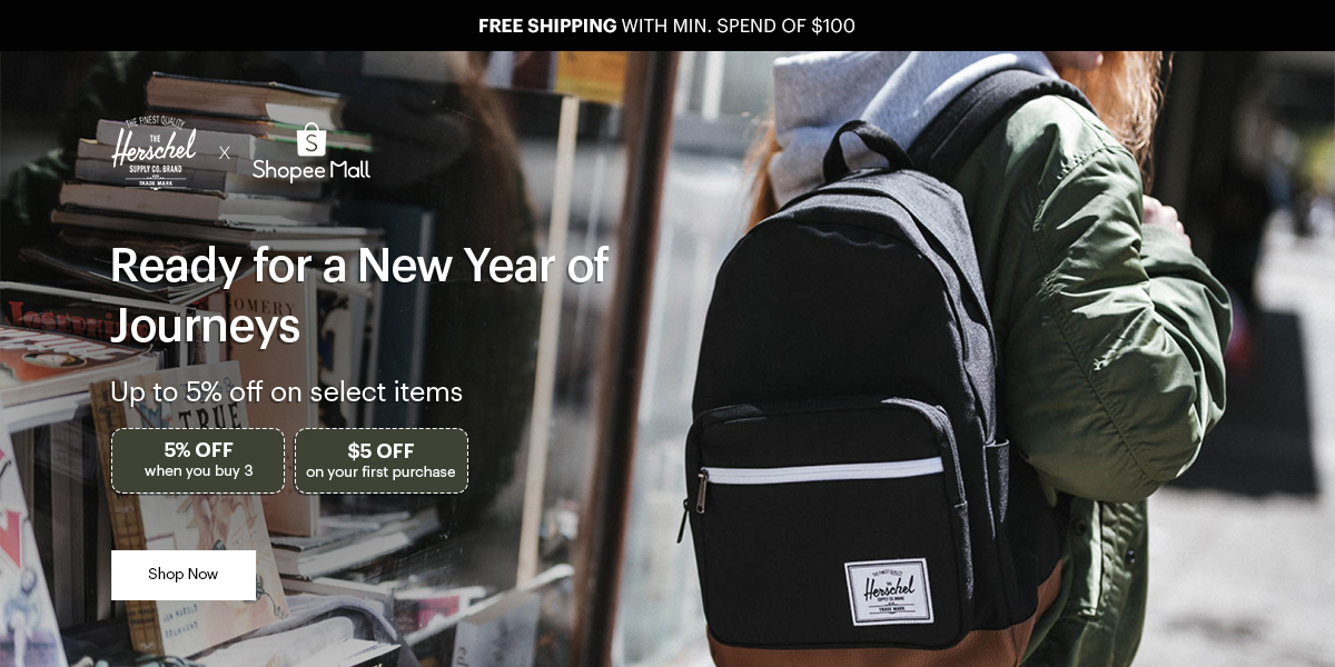 Herschel Singapore Official Store, Online Shop Jan 2024 Shopee Singapore