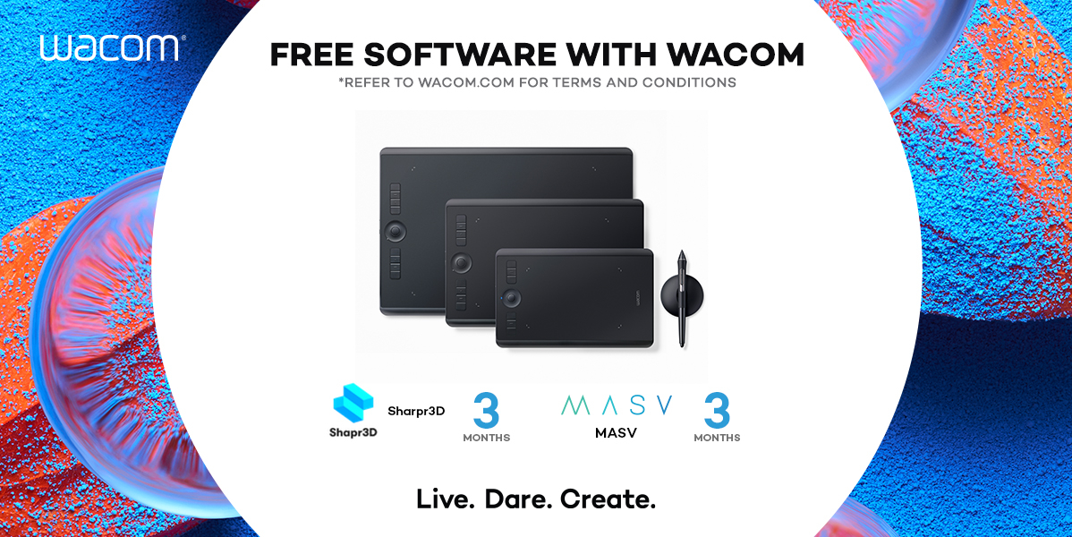 WACOM Intuos S with Bluetooth – POPULAR Online Singapore