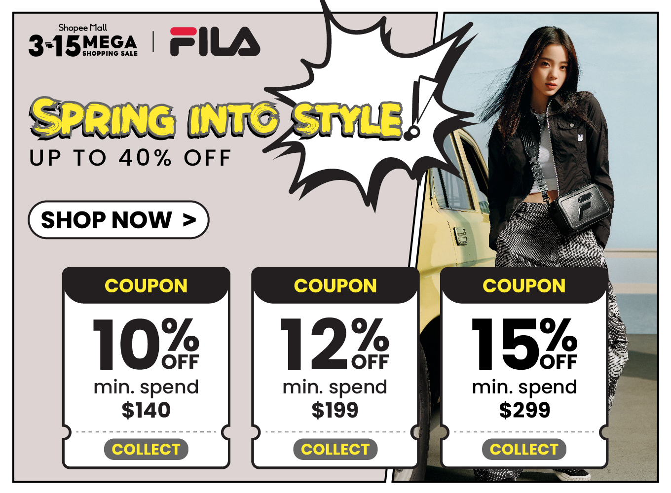 Fila deals sale store